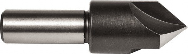 Union Butterfield - 1/4" Head Diam, 3/16" Shank Diam, 3 Flute 100° High Speed Steel Countersink - Benchmark Tooling