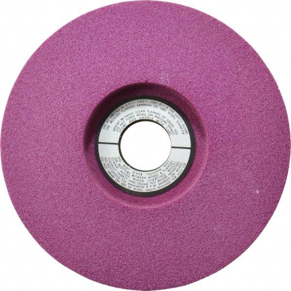Grier Abrasives - 7" Diam x 1-1/4" Hole x 1" Thick, J Hardness, 60 Grit Surface Grinding Wheel - Aluminum Oxide, Type 5, Medium Grade, 3,600 Max RPM, Vitrified Bond, One-Side Recess - Benchmark Tooling