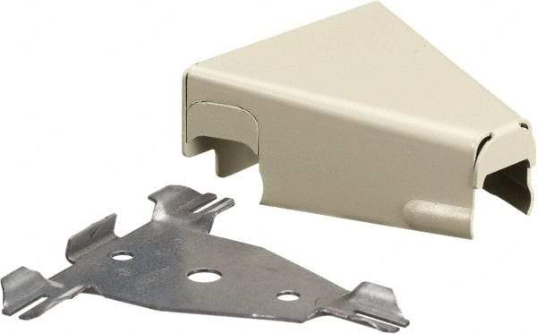 Hubbell Wiring Device-Kellems - 3.06 Inch Long x 1.14 Inch Wide x 3.03 Inch High, Raceway Fitting - Ivory, For Use with HBL500 Series Raceways and HBL750 Series Raceways - Benchmark Tooling