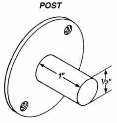 Mahr - Post Drop Indicator Back - Use with AGD Group 4 Series E/R - Benchmark Tooling