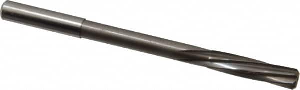 Magafor - 7.94mm Solid Carbide 6 Flute Chucking Reamer - Spiral Flute, 0.315" Straight Shank, 1-19/64" Flute Length, 4-5/8" OAL - Benchmark Tooling