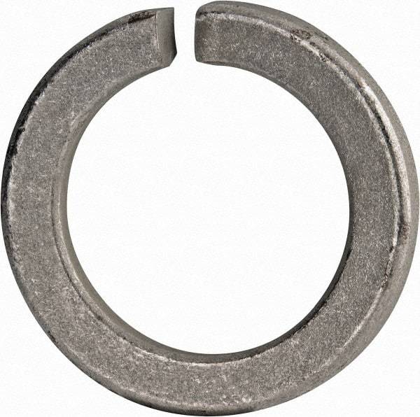 Value Collection - 2", 2.008" ID, 0.422" Thick Split Lock Washer - Grade 8 Spring Steel, Zinc-Plated Finish, 2.008" Min ID, 2.039" Max ID, 2.936" Max OD - Benchmark Tooling