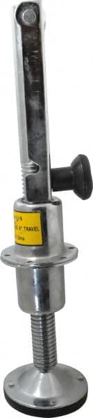 Vestil - 18 Inches Overall Height, 5,000 Lbs. Load Limit Leveling Jack - 4-1/2 Inches to 13-1/2 Inches Height Below Frame, 9 Inch Long Screw Travel - Benchmark Tooling