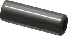 Gibraltar - 1/4" Diam x 3/4" Pin Length C-1215 Case Hardened Steel Pull Out Dowel Pin - 1 Beveled & 1 Threaded End - Benchmark Tooling