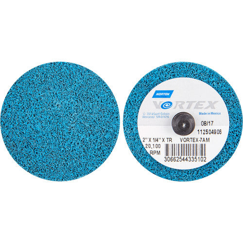 2″ × 1/4″ Vortex Unified Wheel 7AM Type TR/lll Aluminum Oxide - Benchmark Tooling