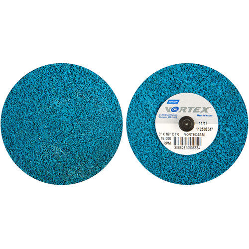 3″ × 1/8″ Vortex Unified Wheel 5AM Type TR/lll Aluminum Oxide - Benchmark Tooling