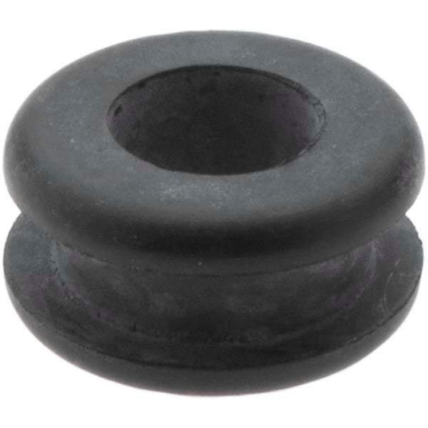 Value Collection - 1/2" OD, 1/4" Thick Grommet - Rubber, 3/8" Slot Diam x 1/16" Slot Width - Benchmark Tooling