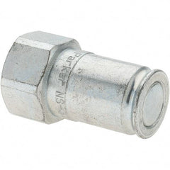 Parker - 3/8-18 NPSF Steel Hydraulic Hose Coupler - 2,500 psi, -6 Hose Size, 3/8" Hose Diam - Benchmark Tooling