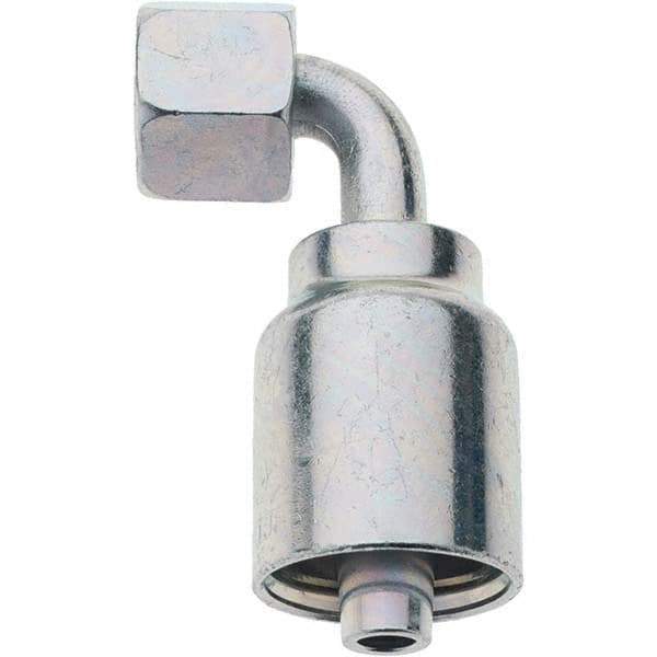 Parker - 3/8 Thread Hydraulic Hose Fitting - -6 Hose Size, 3/8" Hose Diam - Benchmark Tooling