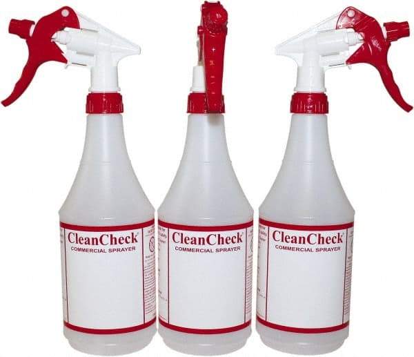 PRO-SOURCE - 24 oz Bottle & Trigger Sprayer - Red - Benchmark Tooling
