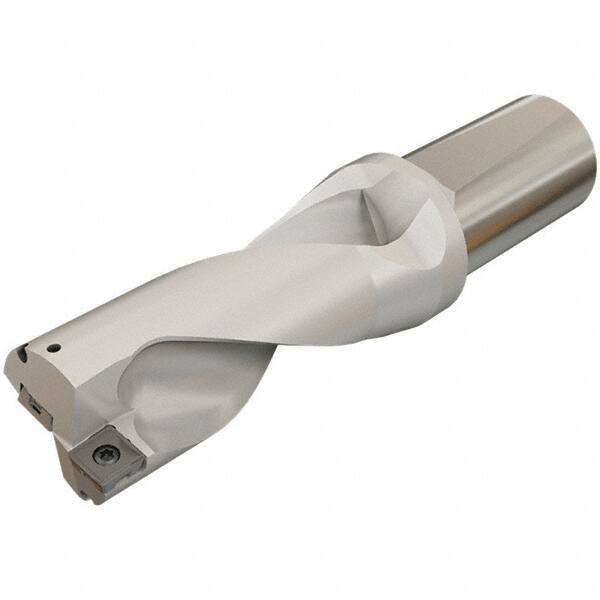 Iscar - 90mm Max Drill Depth, 2xD, 45mm Diam, Indexable Insert Drill - 2 Inserts, 40mm Shank Diam, Whistle Notch Shank - Benchmark Tooling