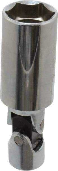 Blackhawk by Proto - 3/8 Inch Drive, 13/16 Inch Spark Plug Hand Socket - 6 Points, 3-1/2 Inch Overall Length - Benchmark Tooling