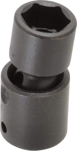 Proto - 1/2" Drive 19mm Standard Universal Impact Socket - 6 Points, 2-11/16" OAL - Benchmark Tooling