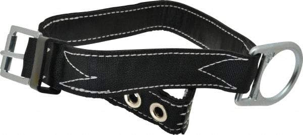 Miller - Size S, 31 to 39 Inch Waist, 1-3/4 Inch Wide, Single D Ring Style Body Belt - Nylon Webbing, Tongue Buckle Connection - Benchmark Tooling