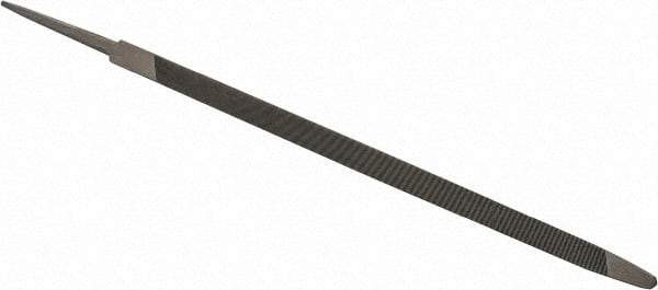 Value Collection - 9-3/4" Long, Taper American-Pattern File - Single Cut, 0.33" Overall Thickness, Tang - Benchmark Tooling