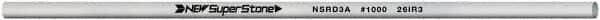 Value Collection - Round Ceramic Finishing Stick - 50mm Long x 3.175mm Wide, 1,000 Grit - Benchmark Tooling