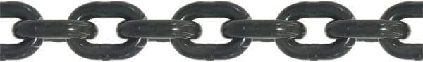 Value Collection - 1/2" Welded Alloy Chain - 12,000 Lb Capacity, Grade 80, 200' Long, Black Finish - Benchmark Tooling