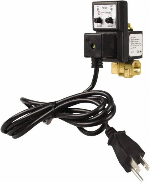 PRO-SOURCE - 1/2" Inlet, Electronic Condensate Drain Valve - 1/2" NPT Outlet, 1.5 to 250 psi - Benchmark Tooling