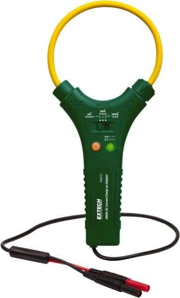 Extech - CA3010, CAT IV, Analog True RMS Clamp Meter with 10" Flex Jaws - 3000 AC Amps, Measures Current - Benchmark Tooling