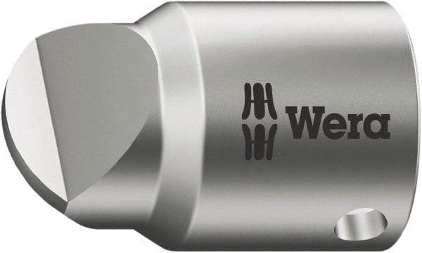Wera - 1/4" Drive, #3 Point, Standard Slotted Screwdriver Socket - #3 Point - Benchmark Tooling