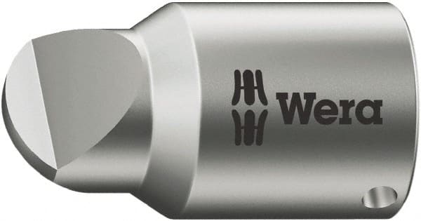 Wera - 1/4" Drive, #1 Point, Standard Slotted Screwdriver Socket - #1 Point - Benchmark Tooling
