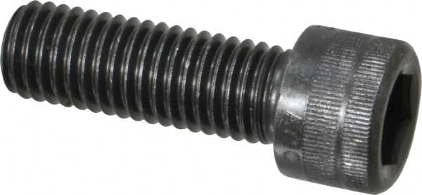 Holo-Krome - M12x1.75 Metric Coarse Hex Socket Drive, Socket Cap Screw - Grade 12.9 Alloy Steel, Black Oxide Finish, Fully Threaded, 35mm Length Under Head - Benchmark Tooling