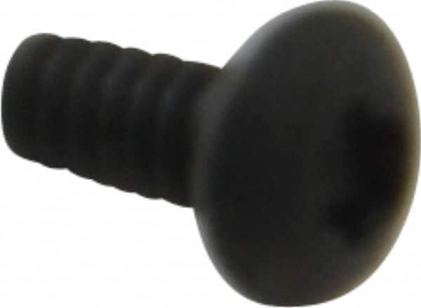 Camcar - #4-40 UNC Torx Plus Drive, Button Screw - Alloy Steel, Black Oxide Finish, Fully Threaded, 1/4" Length Under Head - Benchmark Tooling