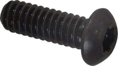 Camcar - 1/4-20 UNC Torx Plus Drive, Button Screw - Alloy Steel, Black Oxide Finish, Fully Threaded, 3/4" Length Under Head - Benchmark Tooling