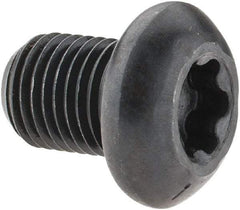 Camcar - 3/8-24 UNF Torx Plus Drive, Button Screw - Alloy Steel, Black Oxide Finish, Fully Threaded, 1/2" Length Under Head - Benchmark Tooling