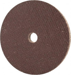 Cratex - 2" Diam x 1/4" Hole x 1/8" Thick, 54 Grit Surface Grinding Wheel - Aluminum Oxide, Type 1, Coarse Grade, 27,120 Max RPM, No Recess - Benchmark Tooling