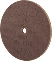 Cratex - 3" Diam x 1/4" Hole x 1/8" Thick, 54 Grit Surface Grinding Wheel - Aluminum Oxide, Type 1, Coarse Grade, 18,080 Max RPM, No Recess - Benchmark Tooling