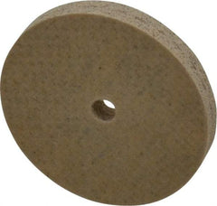 Cratex - 1" Diam x 1/8" Hole x 1/8" Thick, 80 Grit Surface Grinding Wheel - Aluminum Oxide, Type 1, Medium Grade, 36,290 Max RPM, No Recess - Benchmark Tooling