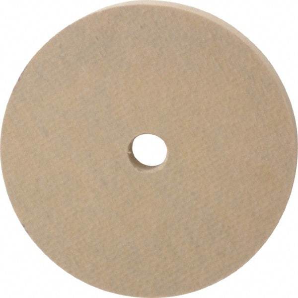 Cratex - 2" Diam x 1/4" Hole x 1/4" Thick, 120 Grit Surface Grinding Wheel - Aluminum Oxide, Type 1, Fine Grade, 18,145 Max RPM, No Recess - Benchmark Tooling