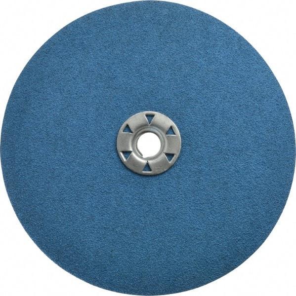 Norton - 7" Diam 60 Grit Fiber Disc - Medium Grade, Zirconia Alumina, Series F826 - Benchmark Tooling
