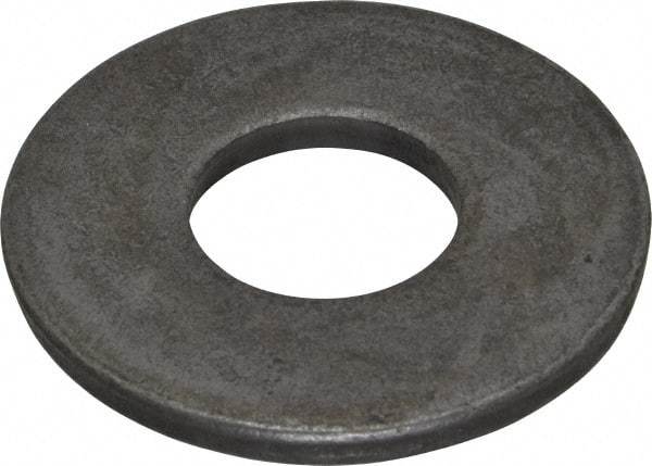 Value Collection - 7/8" Screw, Steel USS Flat Washer - 15/16" ID x 2-1/4" OD, 11/64" Thick, Plain Finish - Benchmark Tooling