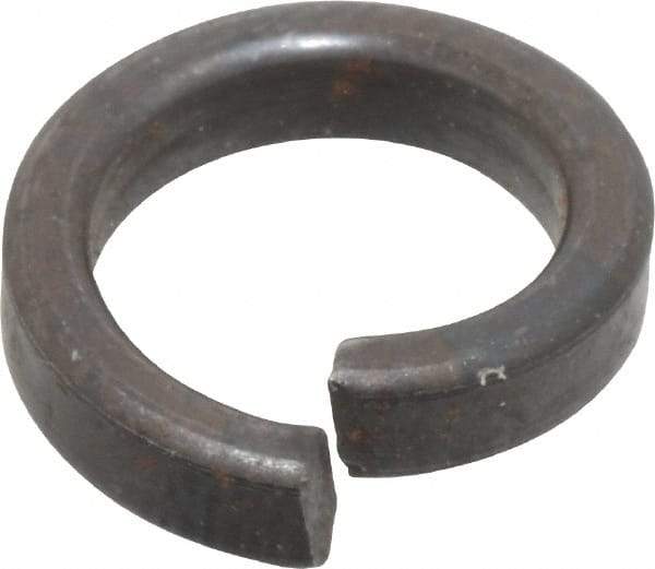 Value Collection - 5/16", 0.318" ID, 0.093" Thick High Collar Split Lock Washer - Steel, Uncoated, 0.318" Min ID, 0.338" Max ID, 0.46" Max OD - Benchmark Tooling