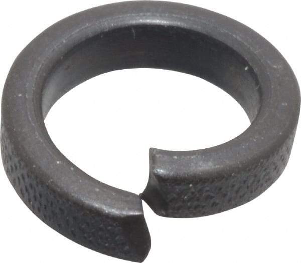Value Collection - 3/8", 0.382" ID, 1/8" Thick High Collar Split Lock Washer - Steel, Uncoated, 0.382" Min ID, 0.393" Max ID, 0.553" Max OD - Benchmark Tooling
