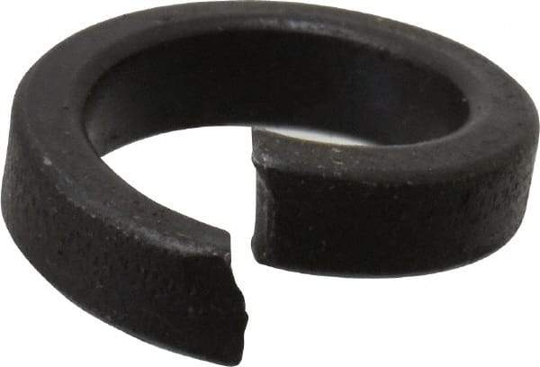 Value Collection - 1/2", 0.506" ID, 0.172" Thick High Collar Split Lock Washer - Steel, Uncoated, 0.506" Min ID, 0.518" Max ID, 0.737" Max OD - Benchmark Tooling