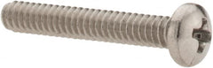 Value Collection - #4-40 UNC, 3/4" Length Under Head Phillips Drive Machine Screw - Pan Head, Grade 18-8 Stainless Steel, Uncoated, Without Washer - Benchmark Tooling