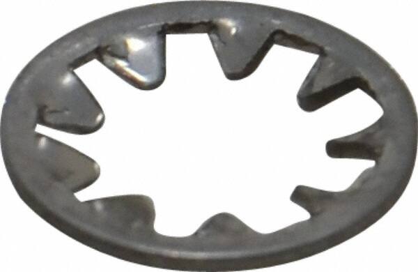Value Collection - 1/4" Screw, 0.267" ID, Stainless Steel Internal Tooth Lock Washer - 0.478" OD, Grade 410 - Benchmark Tooling