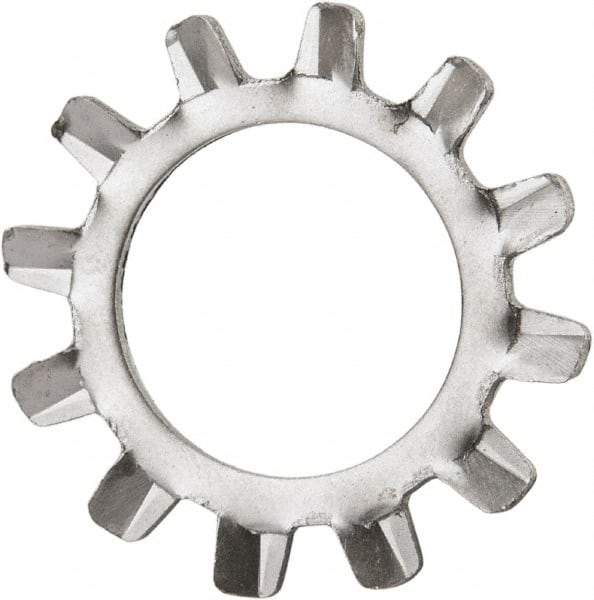 Value Collection - 1/2" Screw, 0.53" ID, Stainless Steel External Tooth Lock Washer - 0.9" OD, Grade 410 - Benchmark Tooling