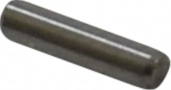 Value Collection - 1/16" Diam x 1/4" Pin Length 18-8 Stainless Steel Standard Dowel Pin - Bright Finish - Benchmark Tooling