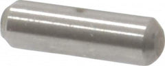 Value Collection - 3/32" Diam x 5/16" Pin Length 18-8 Stainless Steel Standard Dowel Pin - Bright Finish - Benchmark Tooling