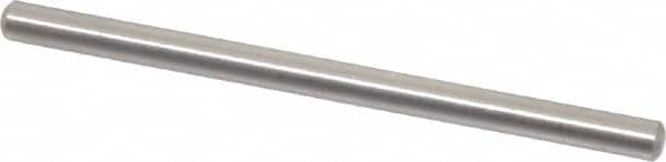 Value Collection - 1/8" Diam x 2" Pin Length 18-8 Stainless Steel Standard Dowel Pin - Bright Finish - Benchmark Tooling