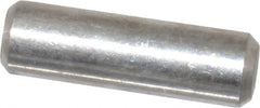 Value Collection - 3/16" Diam x 5/8" Pin Length 18-8 Stainless Steel Standard Dowel Pin - Bright Finish - Benchmark Tooling