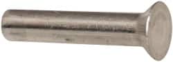 RivetKing - 1/8" Body Diam, Countersunk Aluminum Solid Rivet - 5/8" Length Under Head, Grade 1100F, 78° Countersunk Head Angle - Benchmark Tooling
