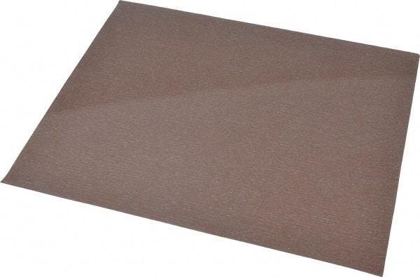 Norton - 1,200 Grit, Aluminum Oxide Sanding Sheet - 11" Long x 9" Wide, Super Fine Grade, B Weighted Paper Backing - Benchmark Tooling