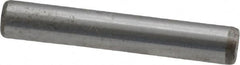 Unbrako - 1/8" Diam x 3/4" Pin Length Grade 8 Alloy Steel Oversized Dowel Pin - C 60 (Surface) & C 50-58 Hardness, 1,845 Lb Breaking Strength, 1 Beveled & 1 Rounded End - Benchmark Tooling
