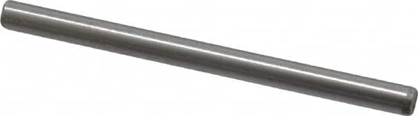 Unbrako - 1/8" Diam x 1-3/4" Pin Length Grade 8 Alloy Steel Oversized Dowel Pin - C 60 (Surface) & C 50-58 Hardness, 1,845 Lb Breaking Strength, 1 Beveled & 1 Rounded End - Benchmark Tooling