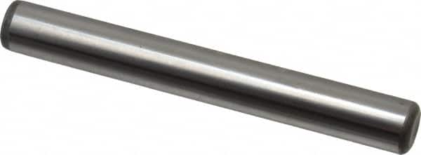 Unbrako - 3/8" Diam x 3" Pin Length Grade 8 Alloy Steel Oversized Dowel Pin - C 60 (Surface) & C 50-58 Hardness, 16,580 Lb Breaking Strength, 1 Beveled & 1 Rounded End - Benchmark Tooling
